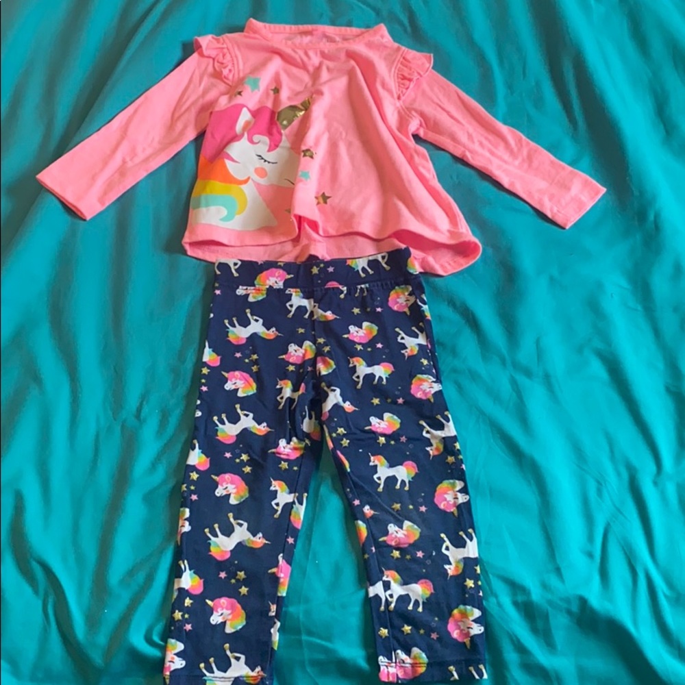 2 piece unicorn outfit